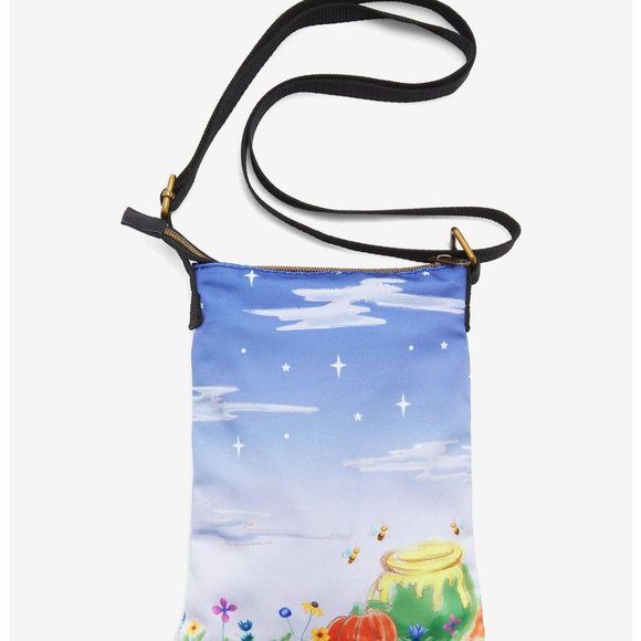 🎃Disney Winnie The Pooh Halloween Passport Crossbody Bag & Cardholder - Picture 11 of 12